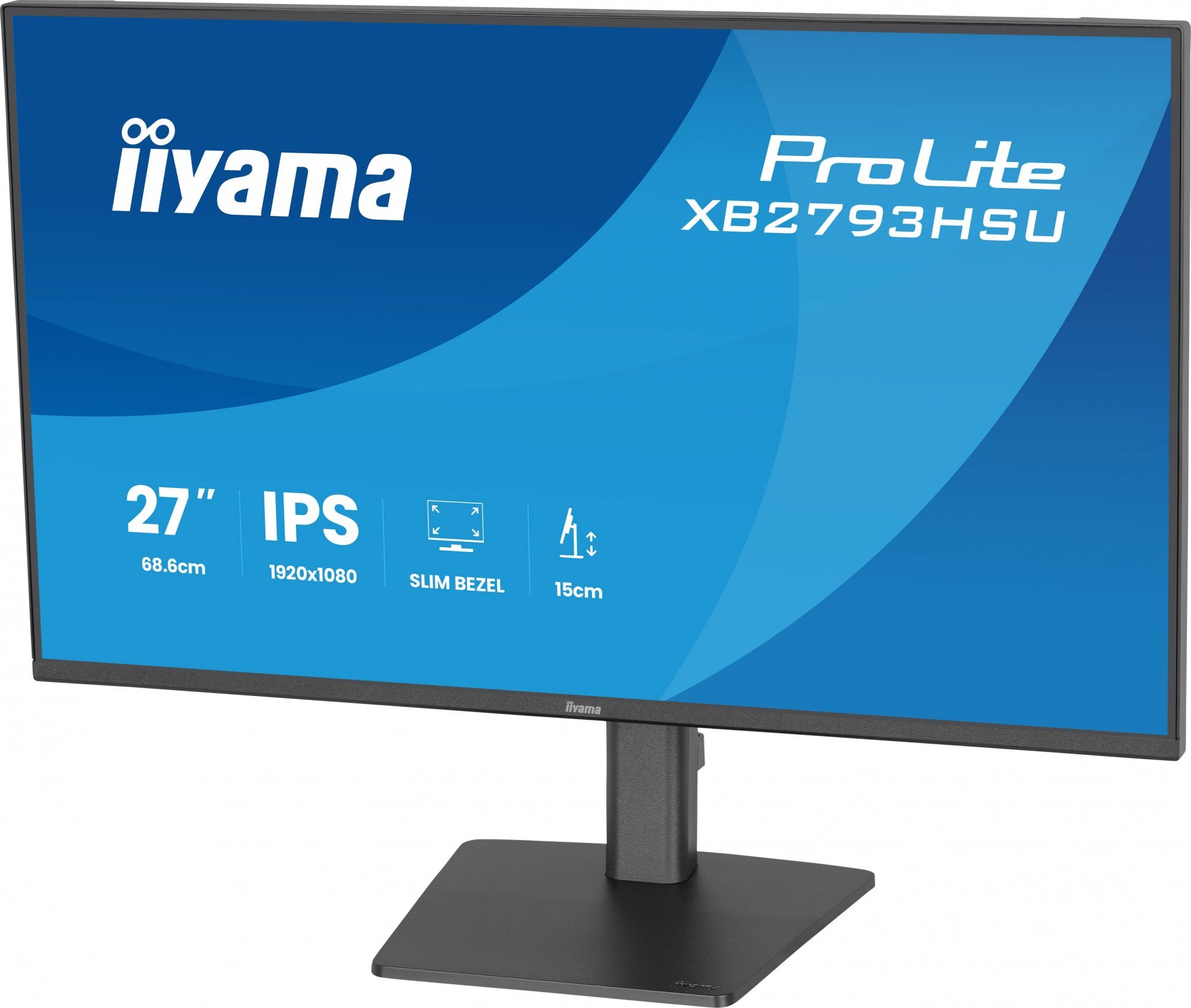 iiyama ProLite/XB2793HSU-B1/27"/IPS/FHD/120Hz/1ms/Černá/3R