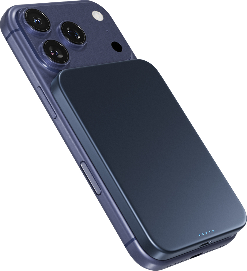 Epico Qi2 5000mAh Alu Mag+ PowerBanka EM51 - modrá