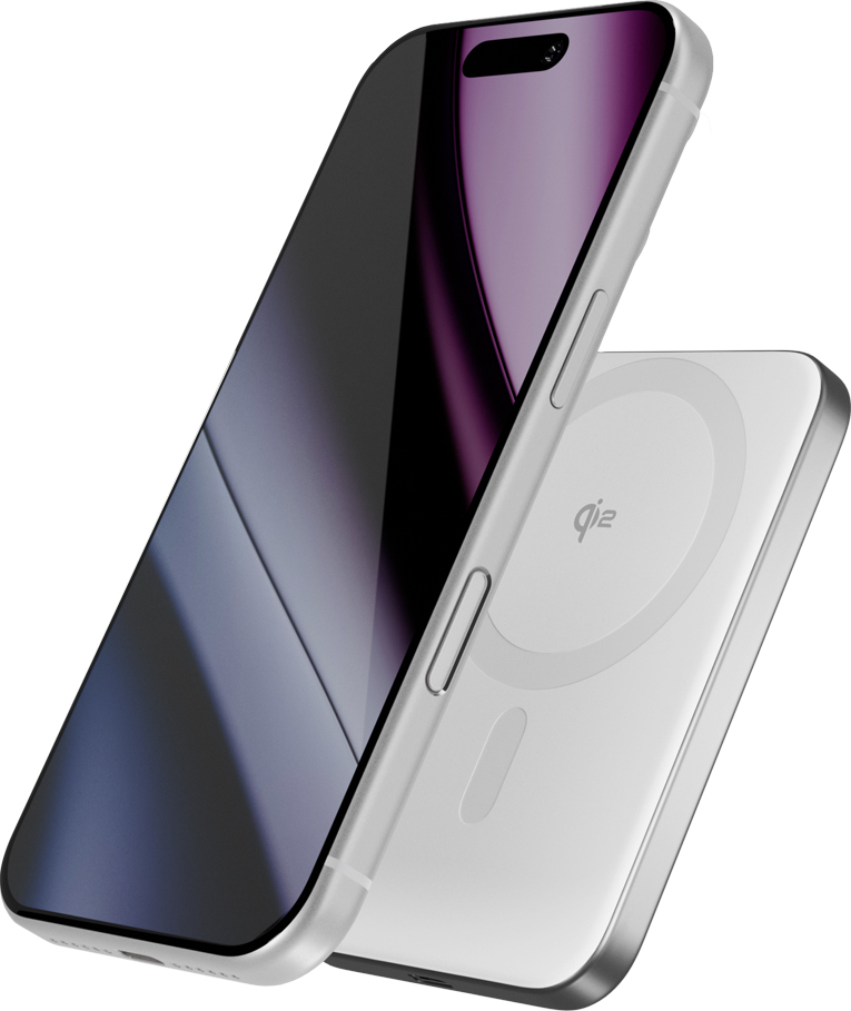 Epico Qi2 5000mAh Alu Mag+ PowerBanka EM51 - stříbrná