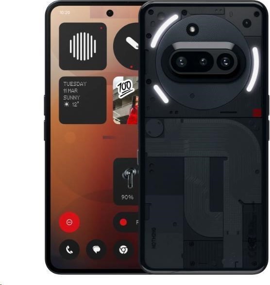 NoName Nothing Phone (3a) 12/256GB, black, EU