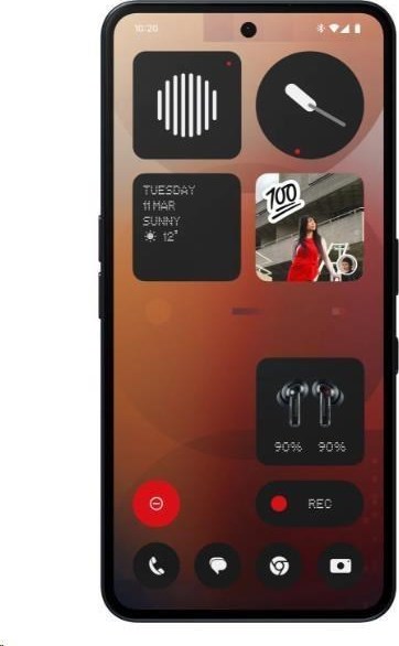 NoName Nothing Phone (3a) 12/256GB, black, EU