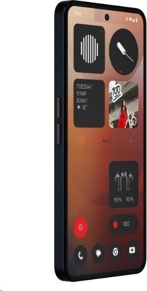 NoName Nothing Phone (3a) 12/256GB, black, EU