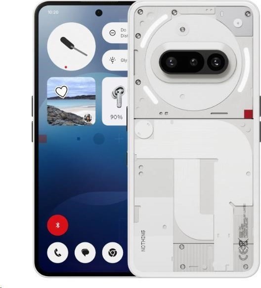 NoName Nothing Phone (3a) 12/256GB, white, EU