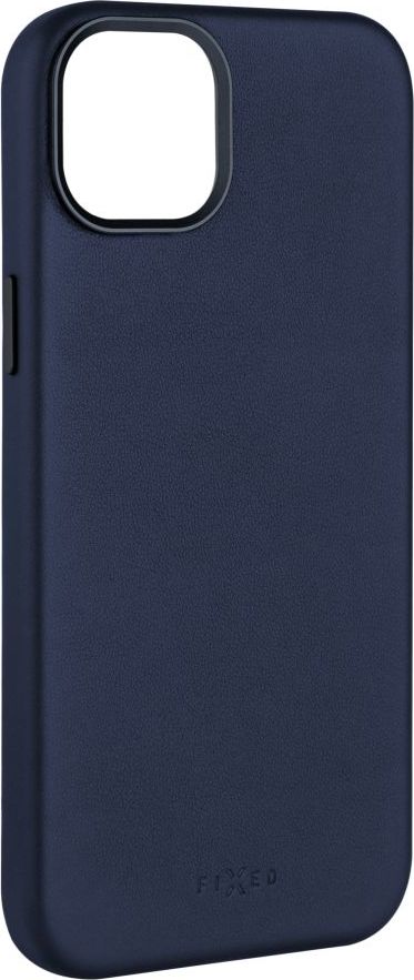 FIXED MagLeather kožený kryt iPhone 15+ modrý
