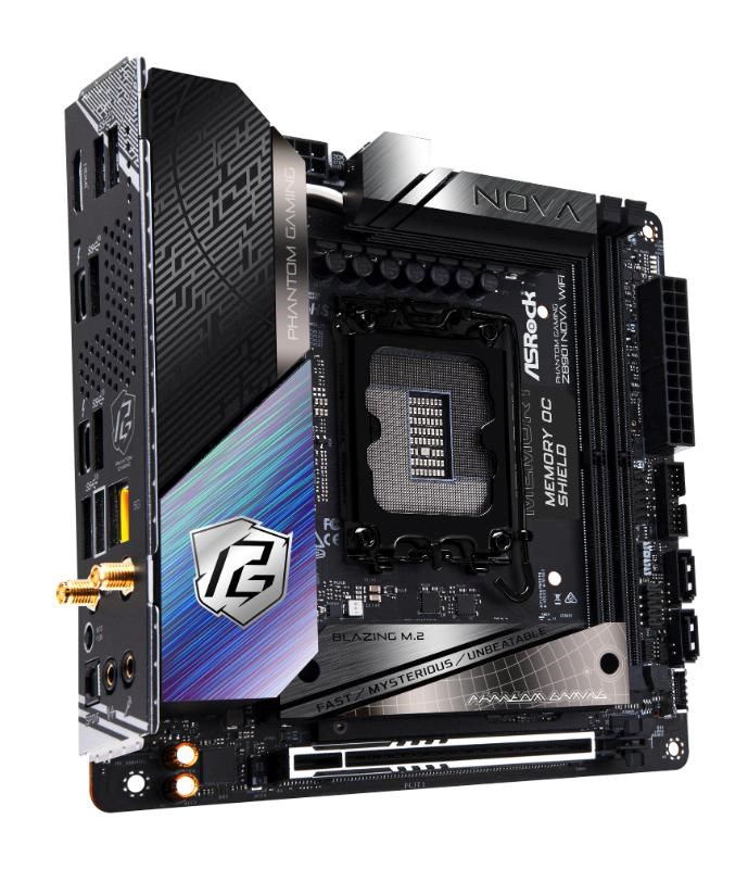 ASRock MB Sc LGA1851 Z890I NOVA WIFI, Intel Z890, 2xDDR5, 1xHDMI, 2xThunderbolt, WI-FI, mITX