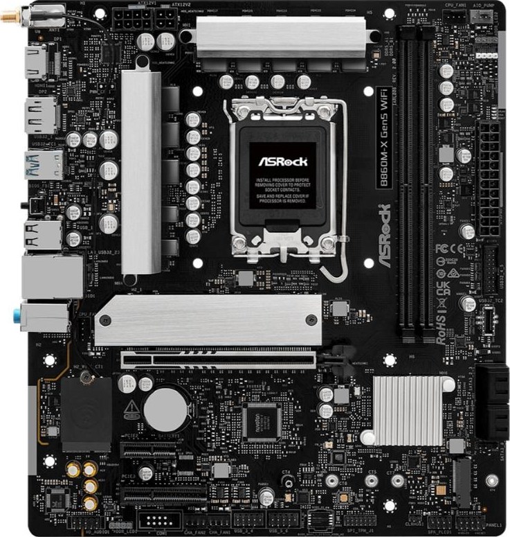 ASRock MB Sc LGA1871 B860M-X Gen5 WiFi, Intel B860, 2xDDR5, 1xDP, 1xHDMI, mATX