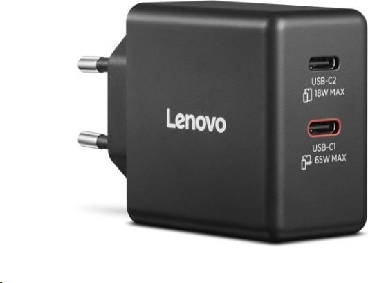 LENOVO Dual USB-C 65W GaN Adapter