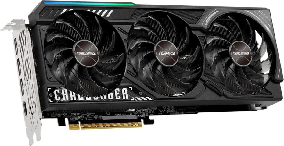 ASRock VGA AMD Radeon RX 9070 XT Challenger 16GB, RX 9070 XT, 16GB GDDR6, 3xDP, 1x HDMI