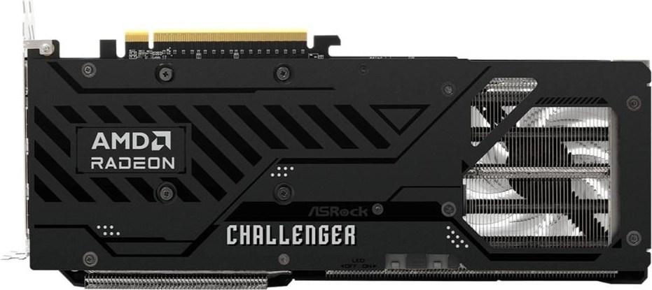 ASRock VGA AMD Radeon RX 9070 XT Challenger 16GB, RX 9070 XT, 16GB GDDR6, 3xDP, 1x HDMI