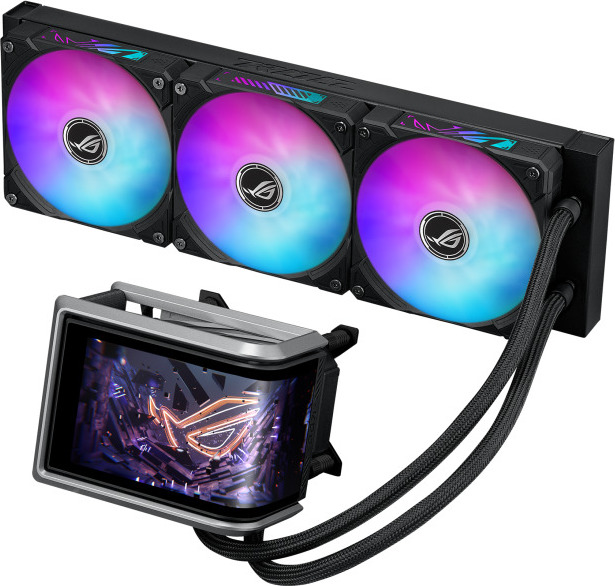 ASUS vodní chladič CPU AIO ROG RYUO IV 360 ARGB, černá