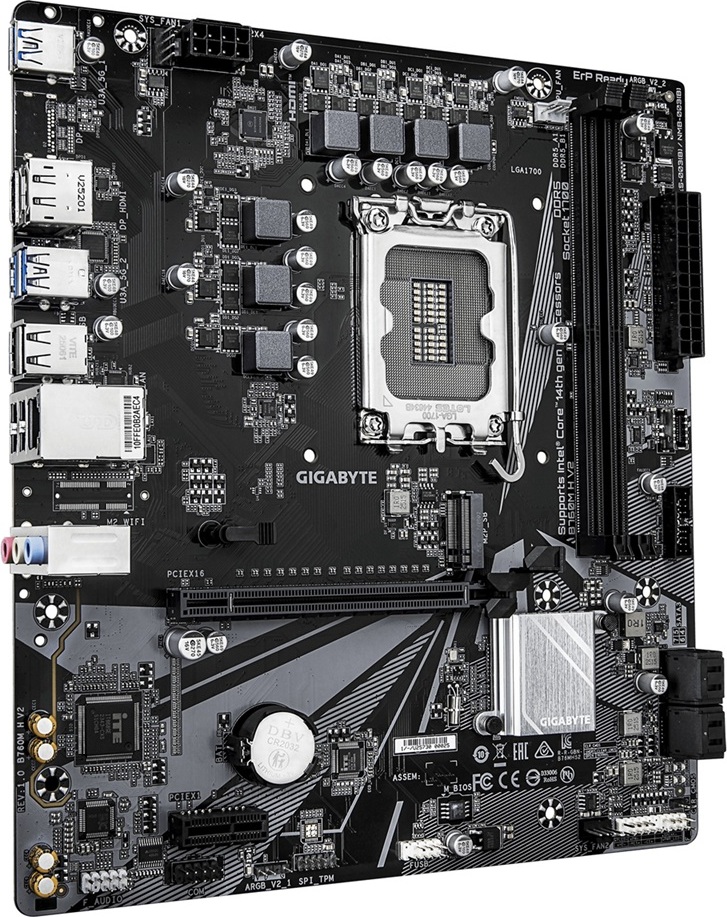 GIGABYTE B760M H V2/LGA 1700/mATX
