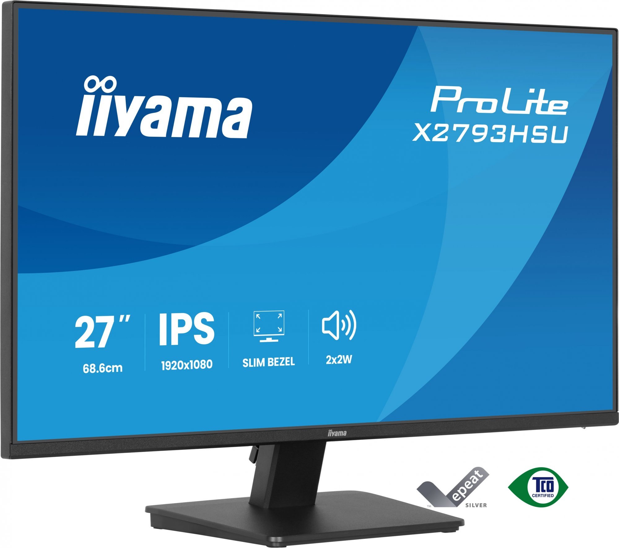 iiyama ProLite/X2793HSU-B1/27"/IPS/FHD/120Hz/1ms/Černá/3R