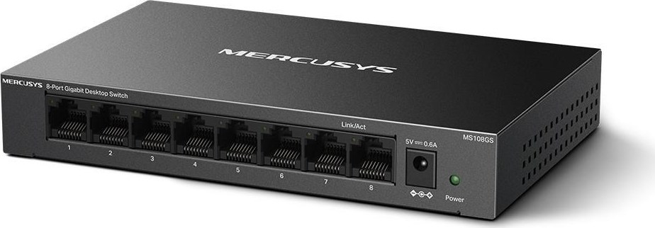 MERCUSYS switch MS108GS (8xGbE, fanless)