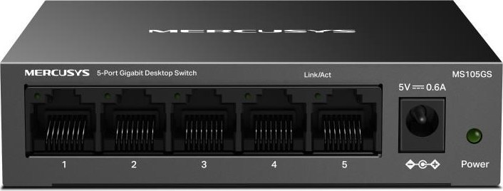 MERCUSYS switch MS105GS (5xGbE, fanless)