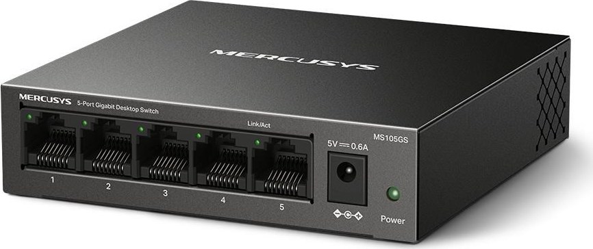 MERCUSYS switch MS105GS (5xGbE, fanless)