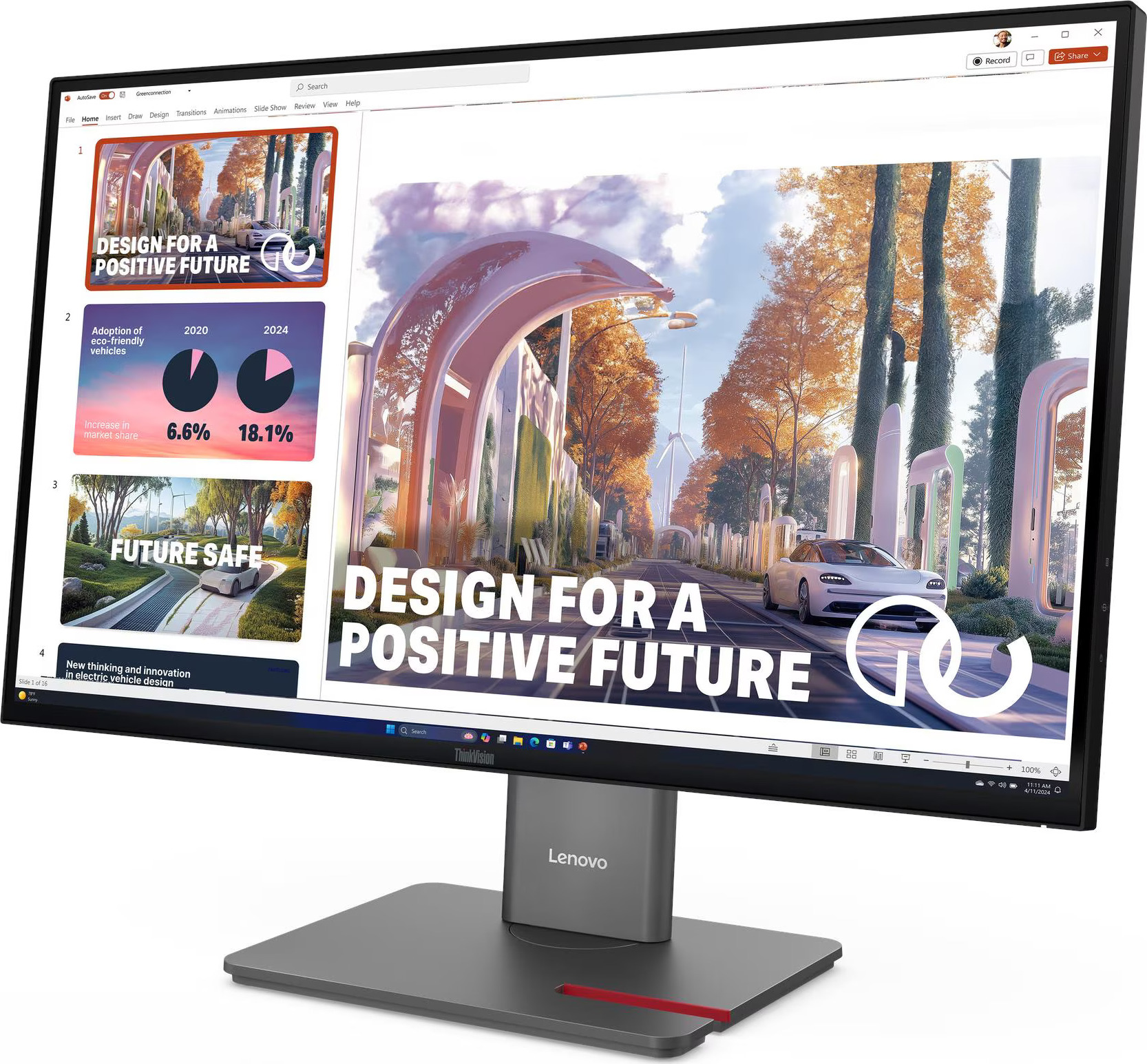 Lenovo ThinkVision/P27qd-40/27"/IPS/QHD/120Hz/4ms/Černá/3R
