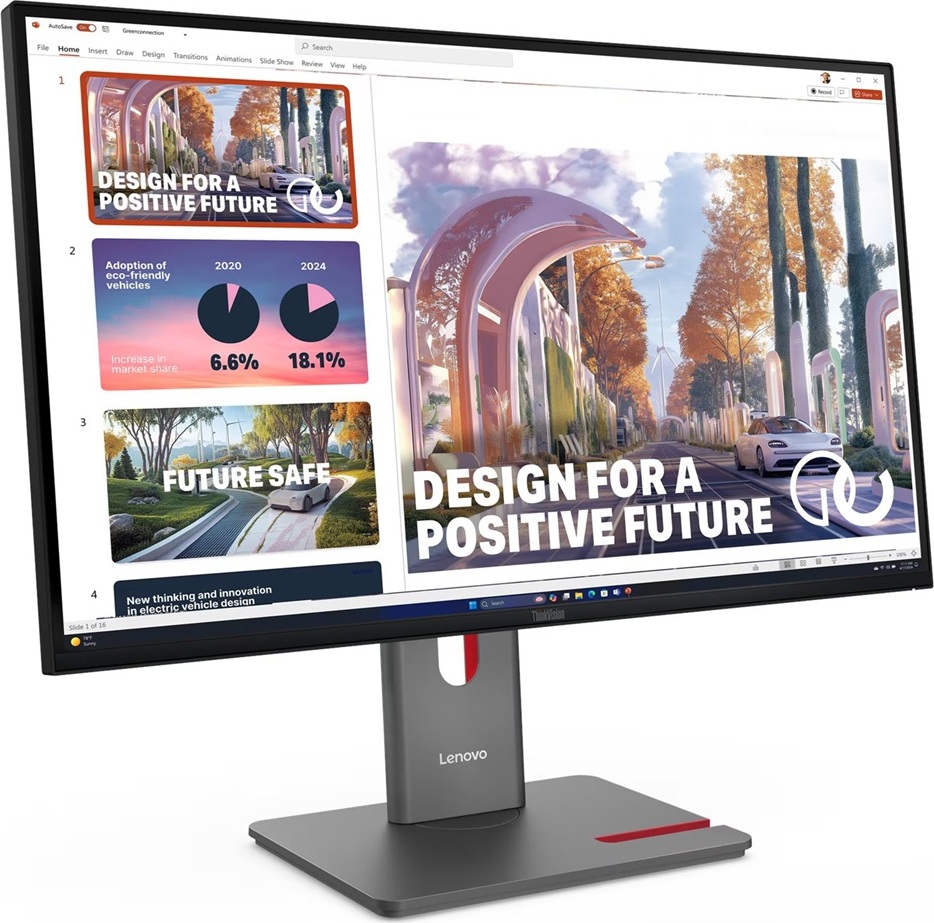 Lenovo ThinkVision/P27qd-40/27"/IPS/QHD/120Hz/4ms/Černá/3R
