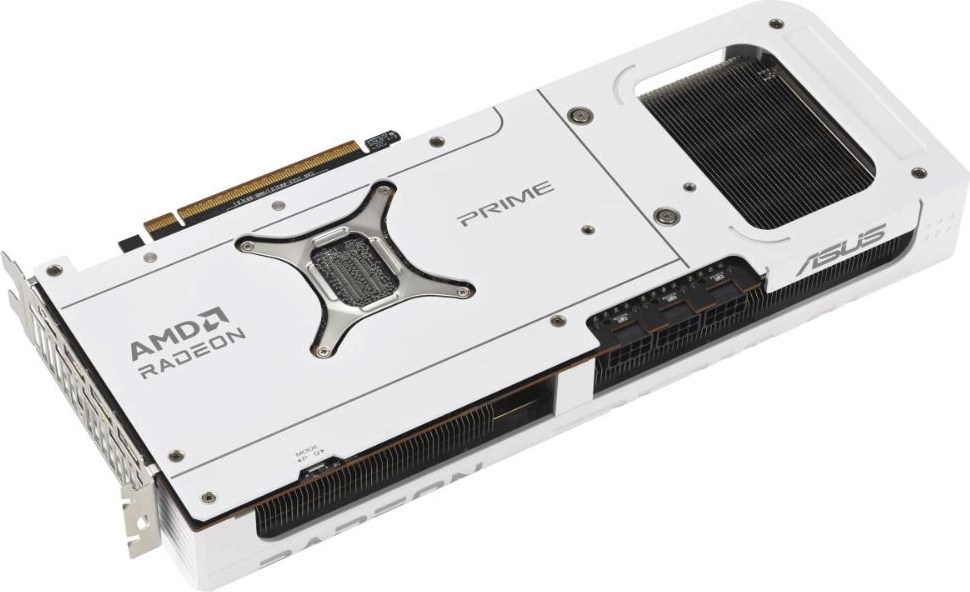 ASUS VGA AMD RADEON RX 9070 XT PRIME 16GB OC WHITE, RX 9070 XT, 16GB GDDR6, 3xDP, 1xHDMI