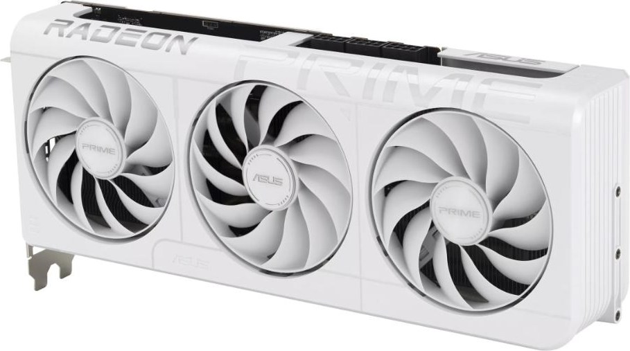 ASUS VGA AMD RADEON RX 9070 XT PRIME 16GB OC WHITE, RX 9070 XT, 16GB GDDR6, 3xDP, 1xHDMI