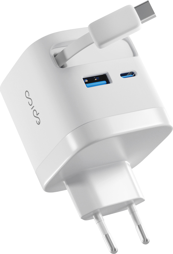 Epico UltraBoost Retractable GaN 65W adaptér EA65c se zabudovaným kabelem