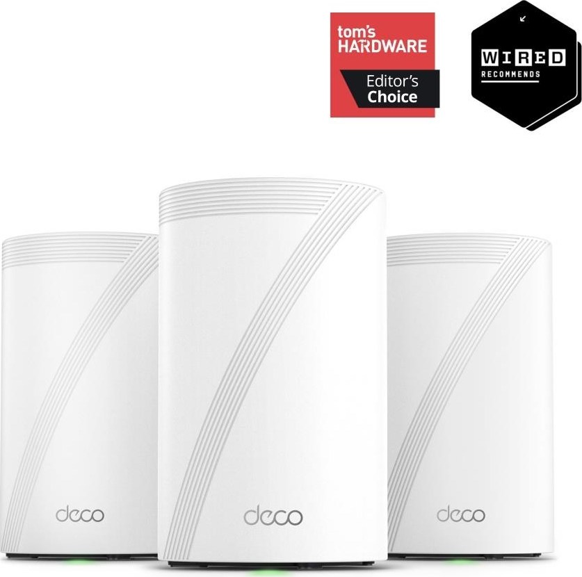 TP-Link Deco BE68(3-pack) WiFi7 Mesh(BE14000,2,4GHz/5GHz/6GHz,1x10GbELAN/WAN,1x2,5GbELAN/WAN,1xGbELAN/WAN,1xUSB3.0)