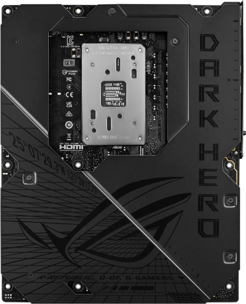 ASUS MB Sc AM5 ROG CROSSHAIR X870E DARK HERO, AMD X870E, 4xDDR5, WiFi, 1xHDMI, 2xUSB4