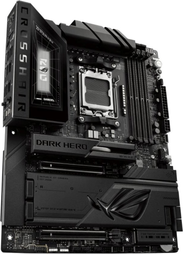 ASUS MB Sc AM5 ROG CROSSHAIR X870E DARK HERO, AMD X870E, 4xDDR5, WiFi, 1xHDMI, 2xUSB4