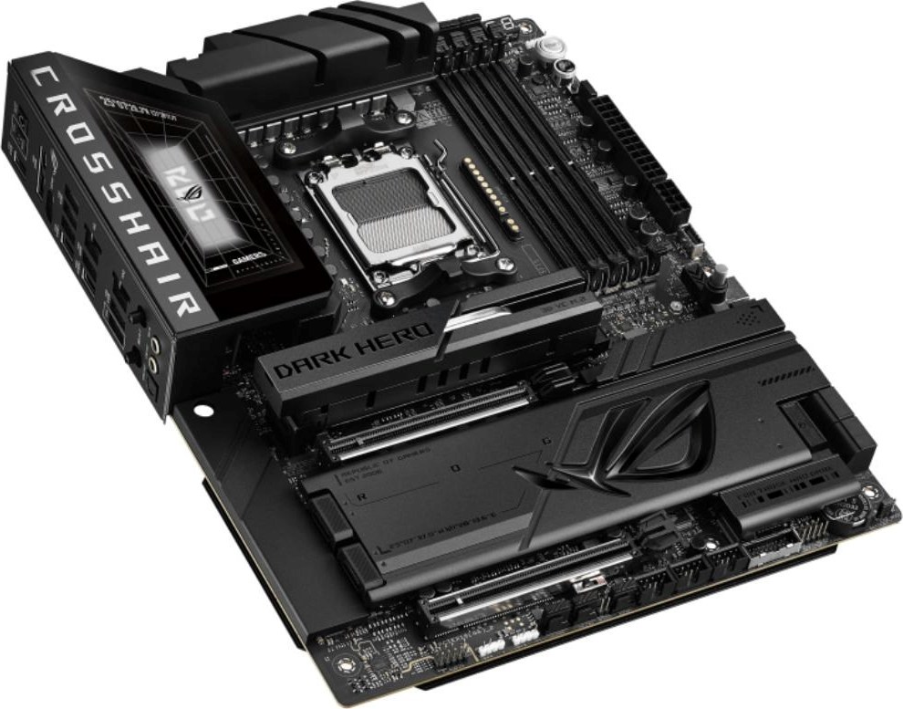 ASUS MB Sc AM5 ROG CROSSHAIR X870E DARK HERO, AMD X870E, 4xDDR5, WiFi, 1xHDMI, 2xUSB4