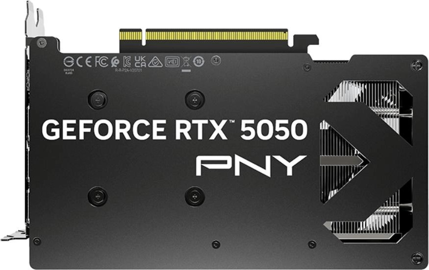 PNY VGA Nvidia GeForce RTX 5050 8GB Dual Fan, RTX 5050, 8GB GDDR6, 3xDP, 1xHDMI