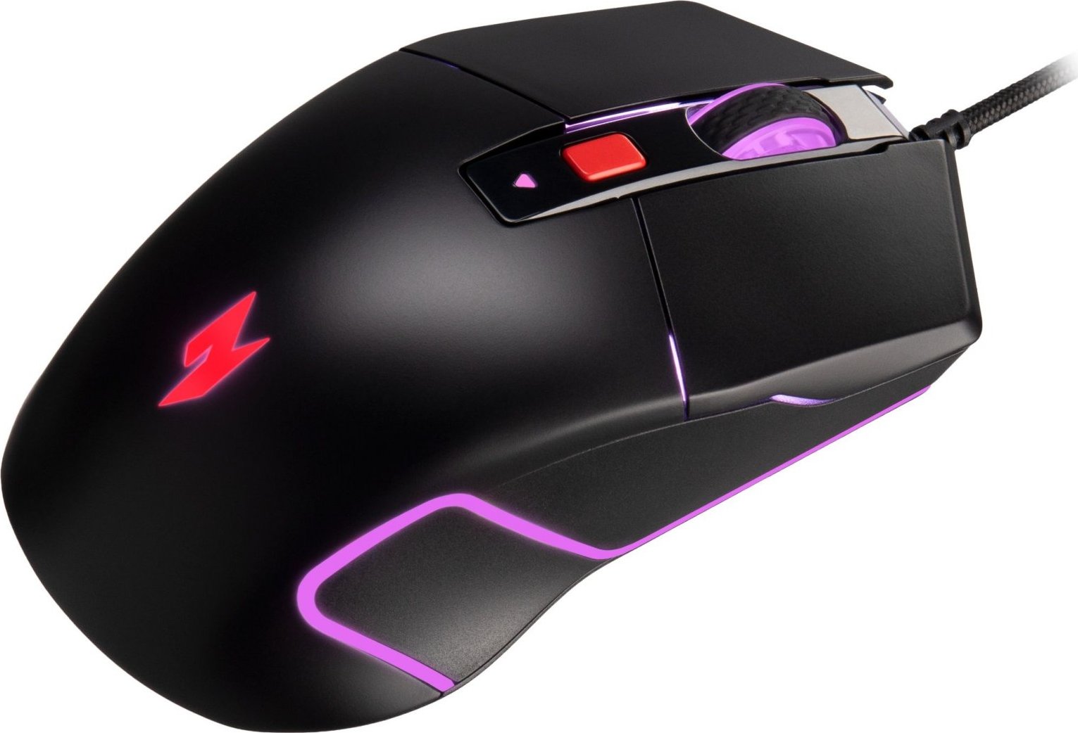 ACER drátová myš Nitro Gaming Mouse 100 (NMW100),7200dpi,6 tlačítek,125Hz,60 IPS,RGB,USB-A,Černá