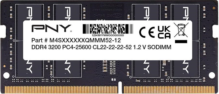 PNY SODIMM DDR4 8GB 3200MHz CL22