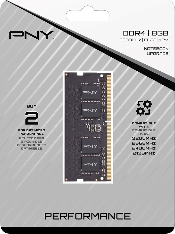 PNY SODIMM DDR4 8GB 3200MHz CL22