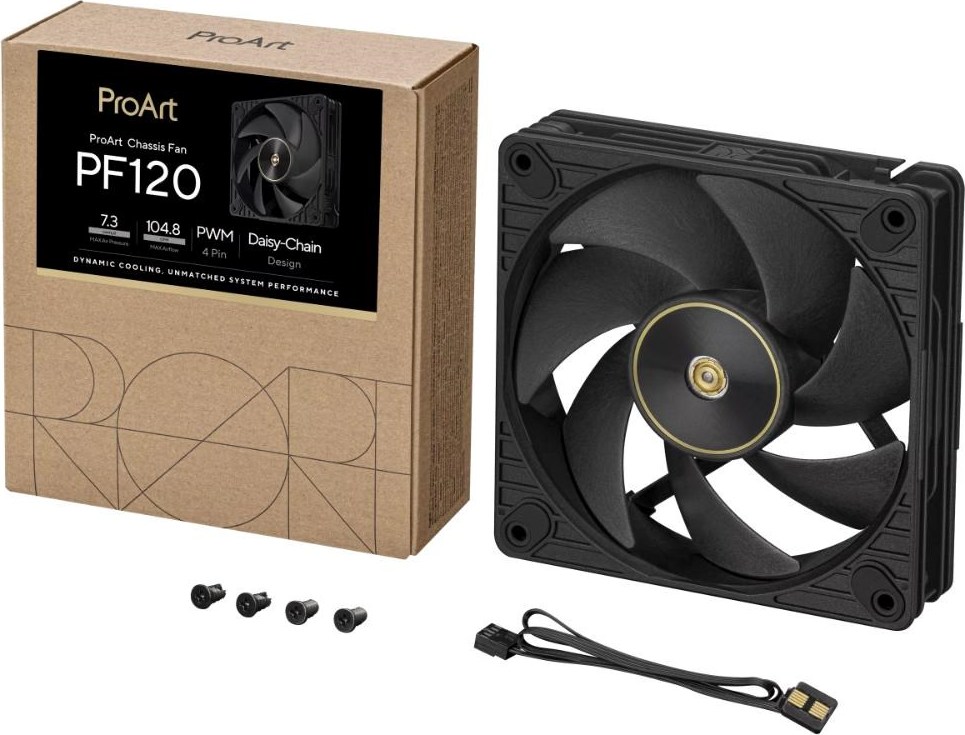 ASUS Ventilátor PROART PF120, 1x120mm, černá