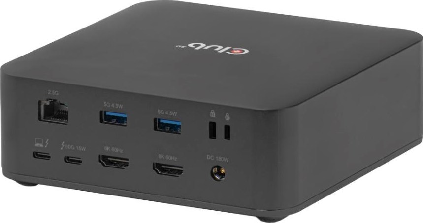 Club 3D Club3D Dokovací stanice Thunderbolt 5 13v1, 1x M.2 SSD slot, 1xUSB-C TB5, 2xUSB-C,3xUSB-A,2xHDMI,1xmicroSD/SD,1xEthernet
