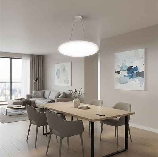 Solight LED osvětlení s dálkovým ovladačem Estela White, 50W, 5400lm, 60cm, URG