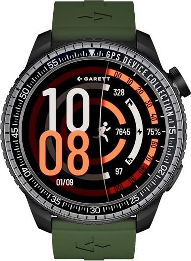 Garett Smartwatch COMPASS Black, GPS