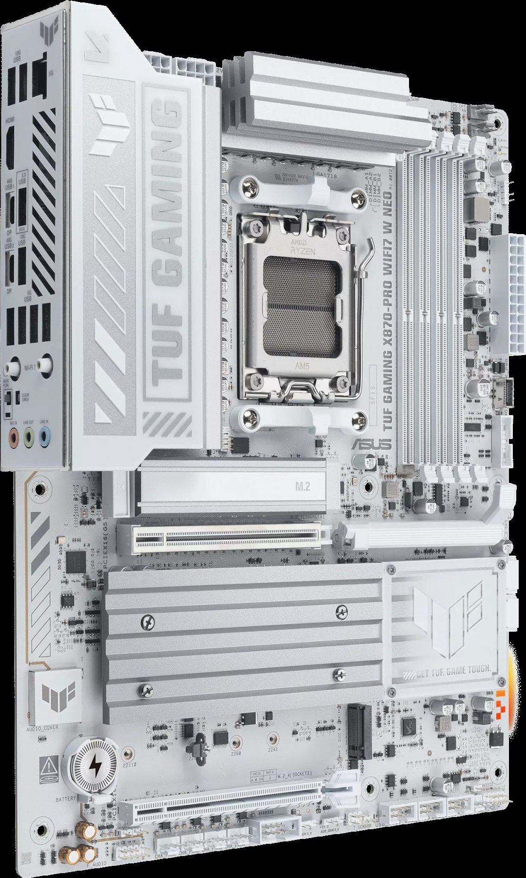 ASUS MB Sc AM5 TUF GAMING X870-PRO WIFI7 W NEO, AMD X870, 4xDDR5, 2xUSB4, 1xHDMI