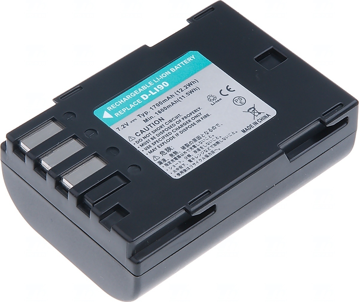 Baterie T6 Power pro Pentax D-Li90, 1620mAh, 11,7Wh