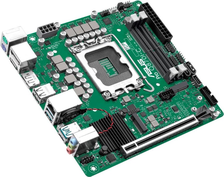 ASUS MB Sc LGA1851 PRO Q870I-C-CSM, Intel Q870, 4xDDR5, 2xDP, 1xHDMI, Mini-ITX