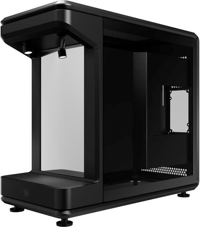 CoolerMaster Cooler Master case MasterFrame 360 Stage Mirror, ATX, Průhledná bočnice, Černá