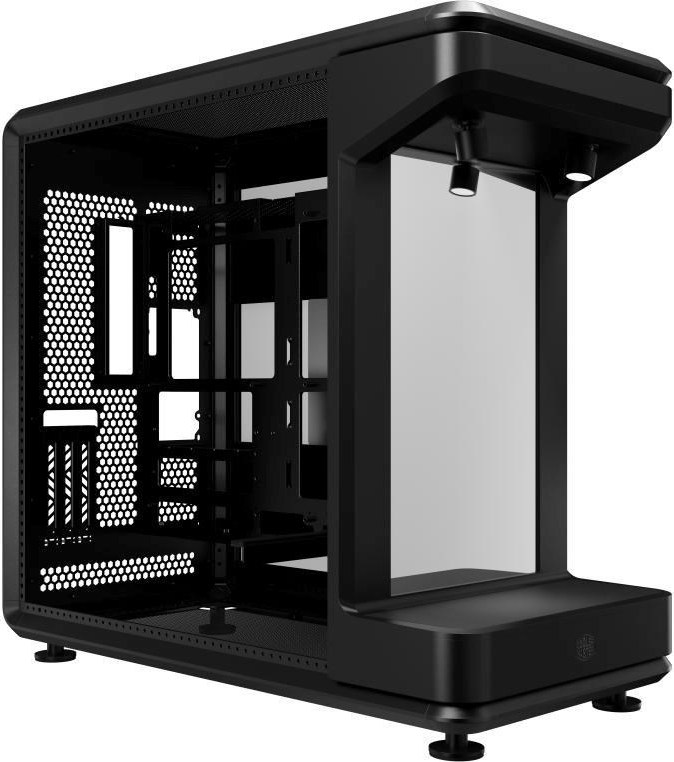CoolerMaster Cooler Master case MasterFrame 360 Stage Mirror, ATX, Průhledná bočnice, Černá