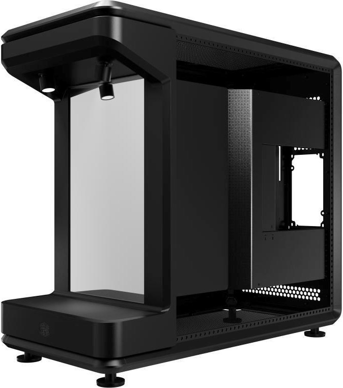CoolerMaster Cooler Master case MasterFrame 360 Stage Mirror, ATX, Průhledná bočnice, Černá