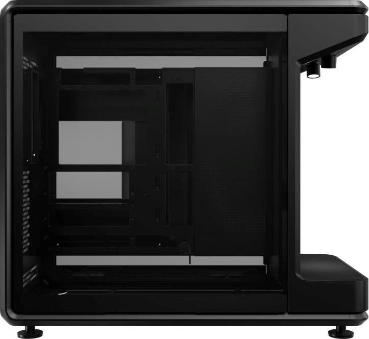 CoolerMaster Cooler Master case MASTERFRAME 360 Stage LCD, ATX, Průhledná bočnice, Černá