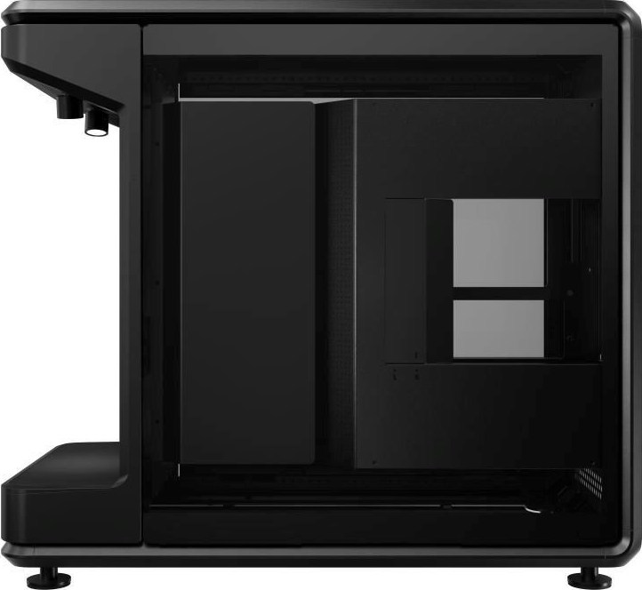 CoolerMaster Cooler Master case MASTERFRAME 360 Stage LCD, ATX, Průhledná bočnice, Černá