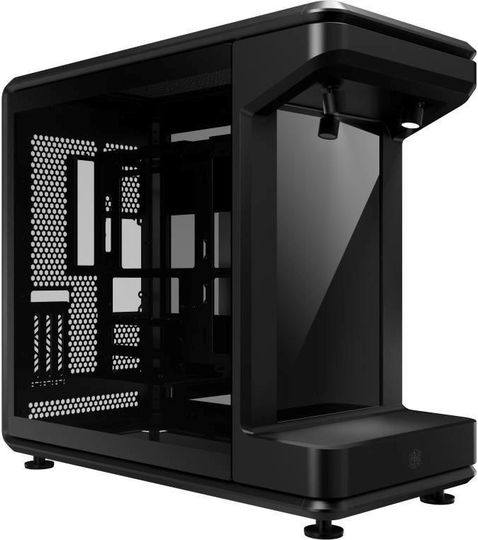 CoolerMaster Cooler Master case MASTERFRAME 360 Stage LCD, ATX, Průhledná bočnice, Černá