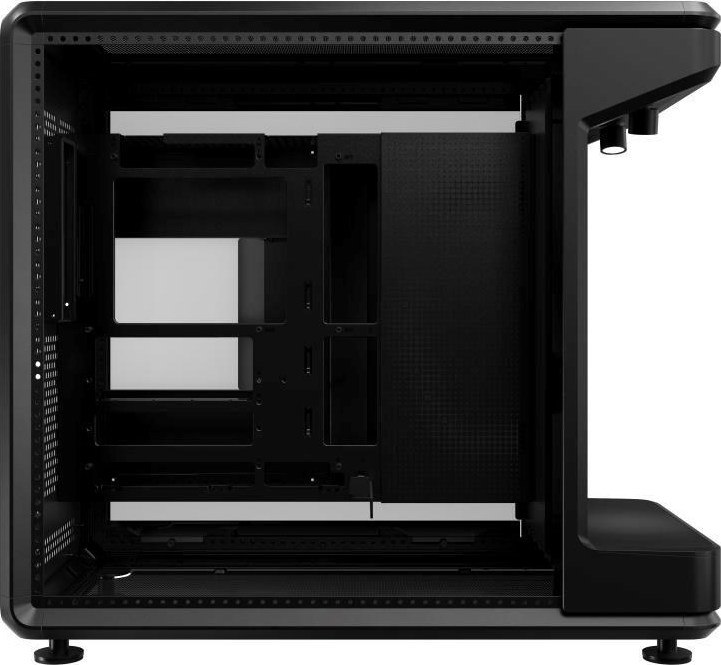 CoolerMaster Cooler Master case MASTERFRAME 360 Stage LCD, ATX, Průhledná bočnice, Černá
