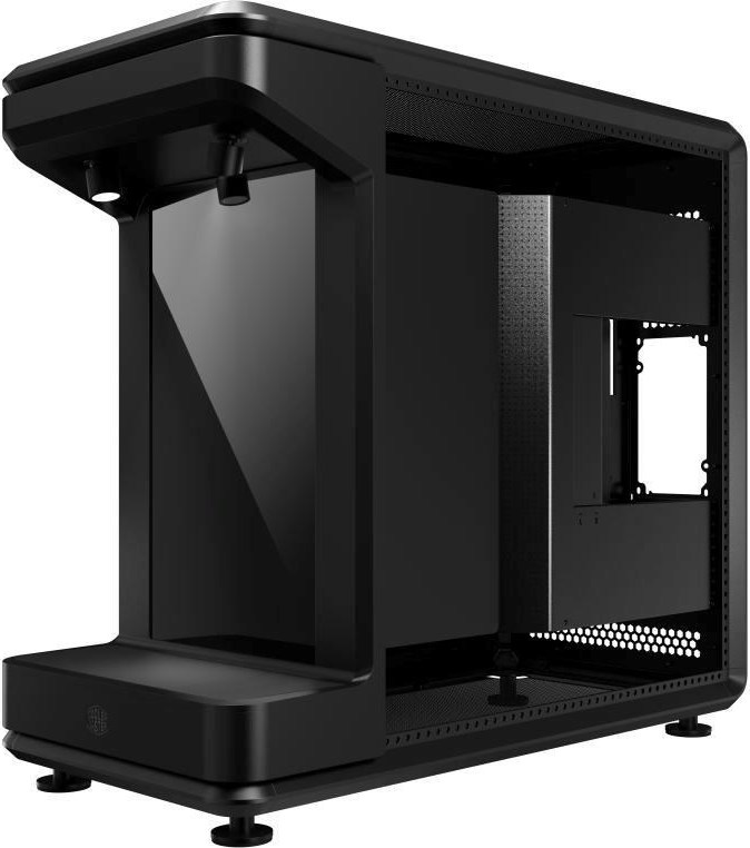 CoolerMaster Cooler Master case MASTERFRAME 360 Stage LCD, ATX, Průhledná bočnice, Černá