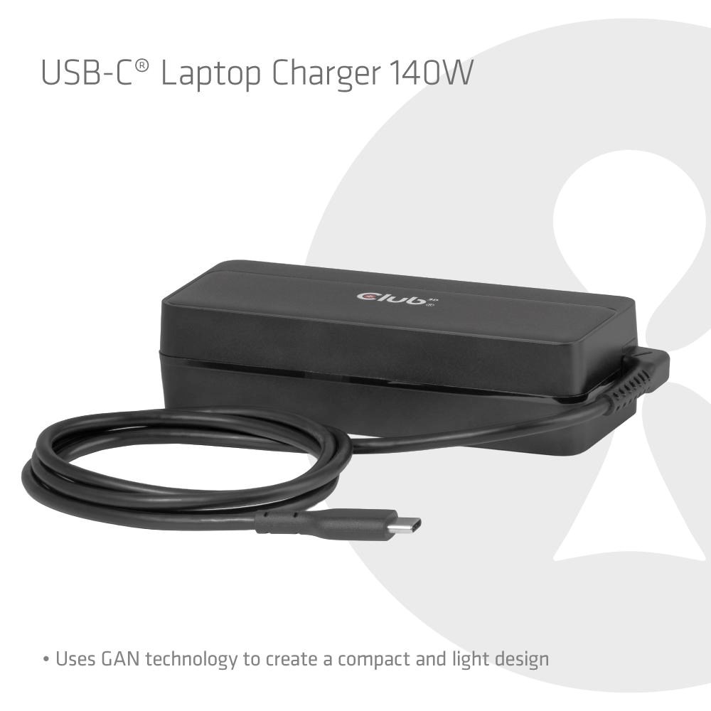 Club 3D Club3D Nabíječka pro notebook, USB-C, 140W, 1m