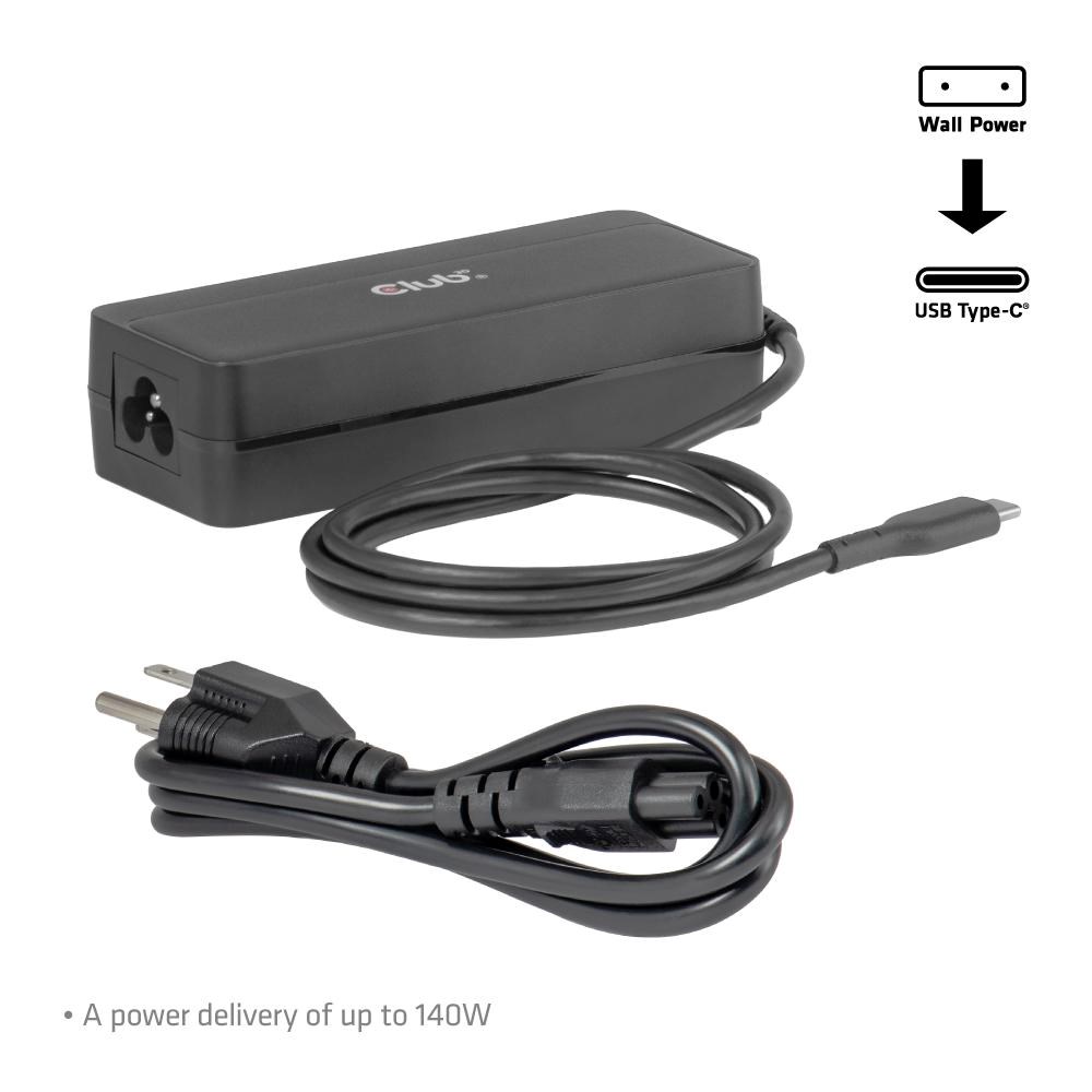Club 3D Club3D Nabíječka pro notebook, USB-C, 140W, 1m