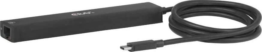Club 3D Club3D hub USB-C, 7-in-1 hub s 2x USB, 1xHDMI, 1xUSB-C PD, RJ45, microSD/SD, 140W, 4K60Hz, 1m kabel